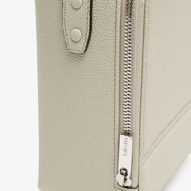 Tric Trac Bag - Linen Grey - Millepunte calf leather - Valextra - 6
