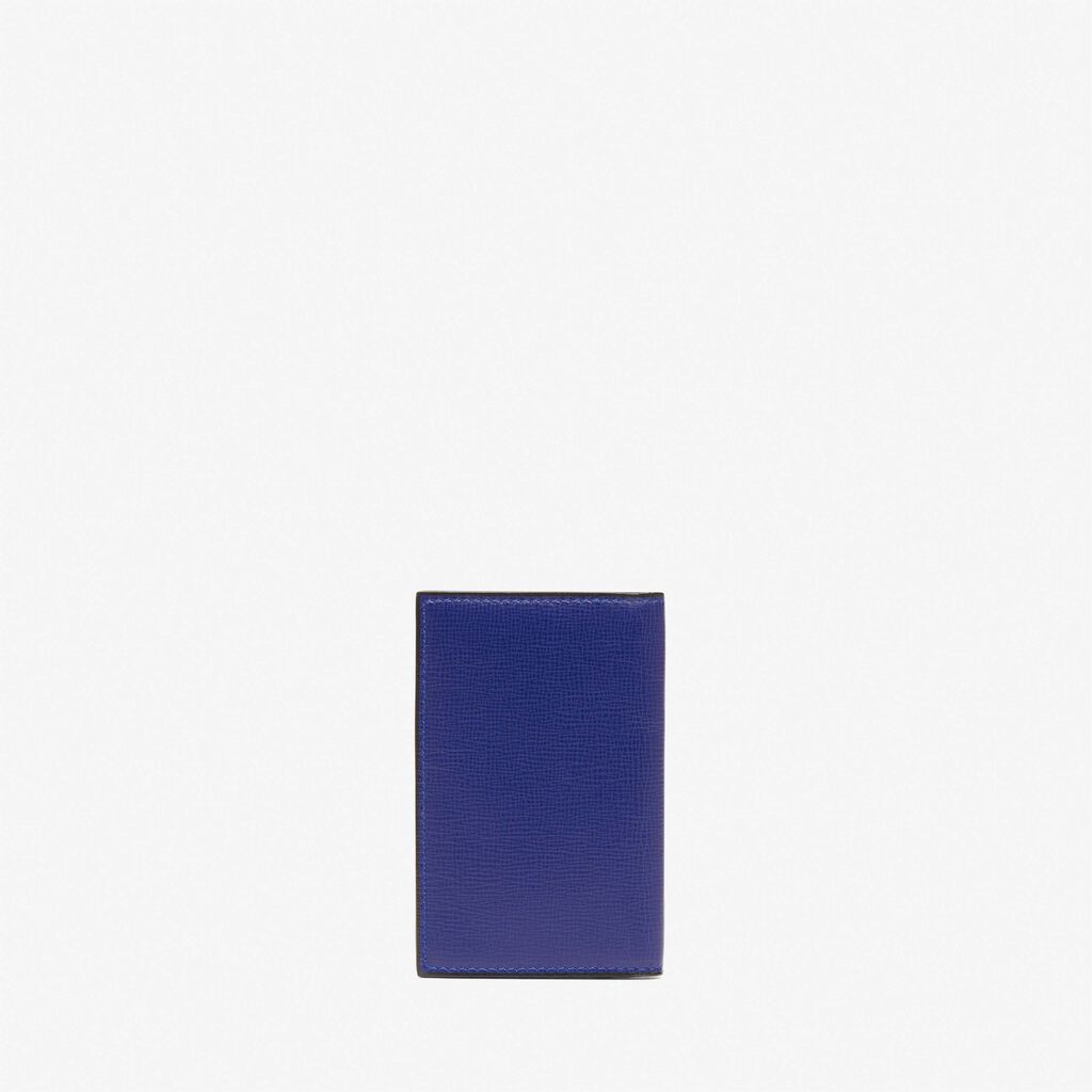 Card Case Onda - Royal Blue - Cuoio VL - Valextra - 4