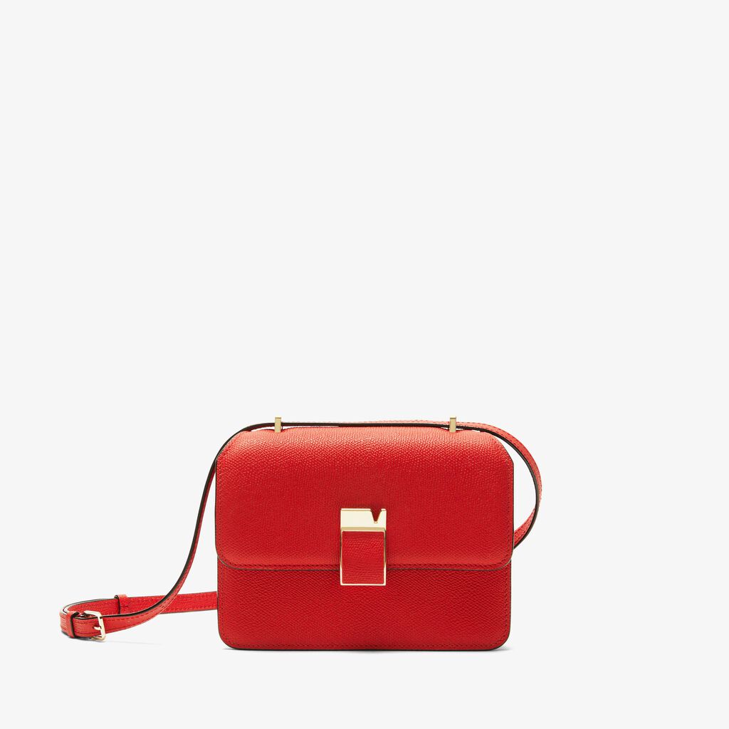 Borsa a tracolla Nolo Mini - Rosso Love - Vitello VS - Valextra - 1