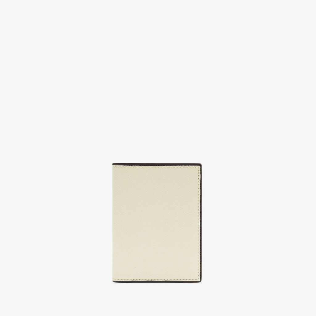 Valextra Portafoglio bifold da Donna in Pelle Bianca di Lusso | Valextra