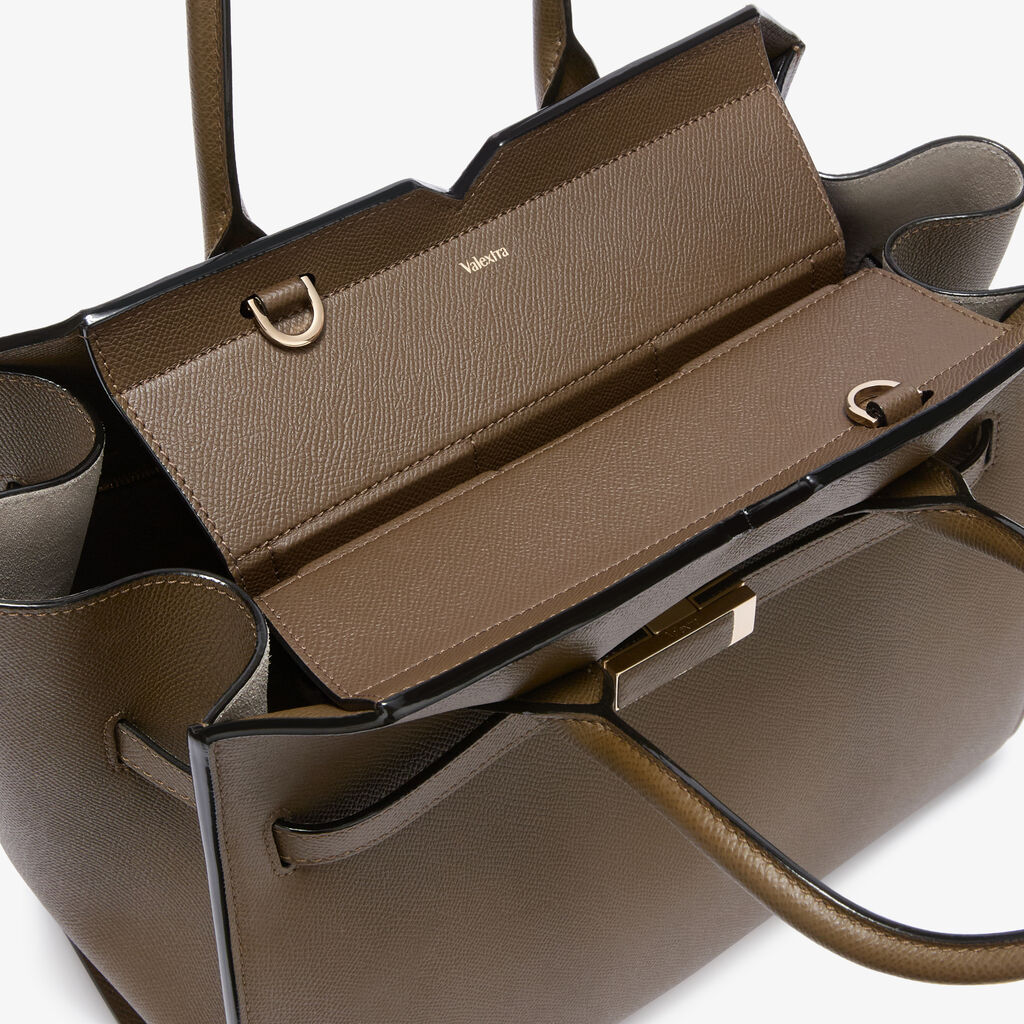 Milano Two Handles Medium Bag -  - Millepunte Soft calf leather - Valextra - 2