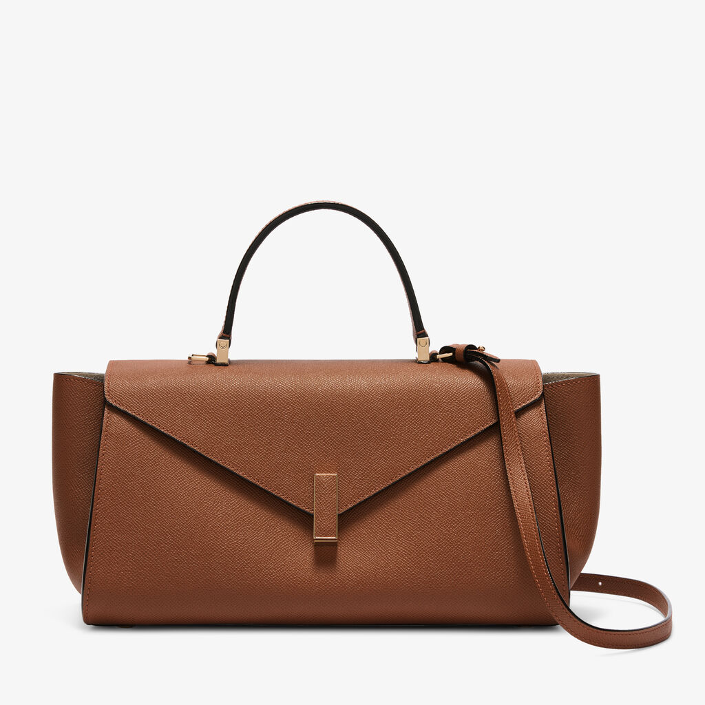 Borsa a Mano Iside Editor Media -  - Vitello Millepunte Soft - Valextra - 1