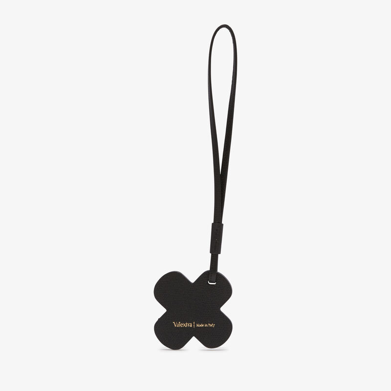 Bandaid Charm - Pergamena White/Black - Millepunte calf leather - Valextra - 2