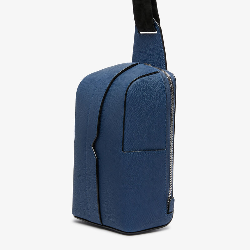 V-line One Shoulder Mini Backpack - Sapphire Blue - Millepunte calf leather - Valextra - 2
