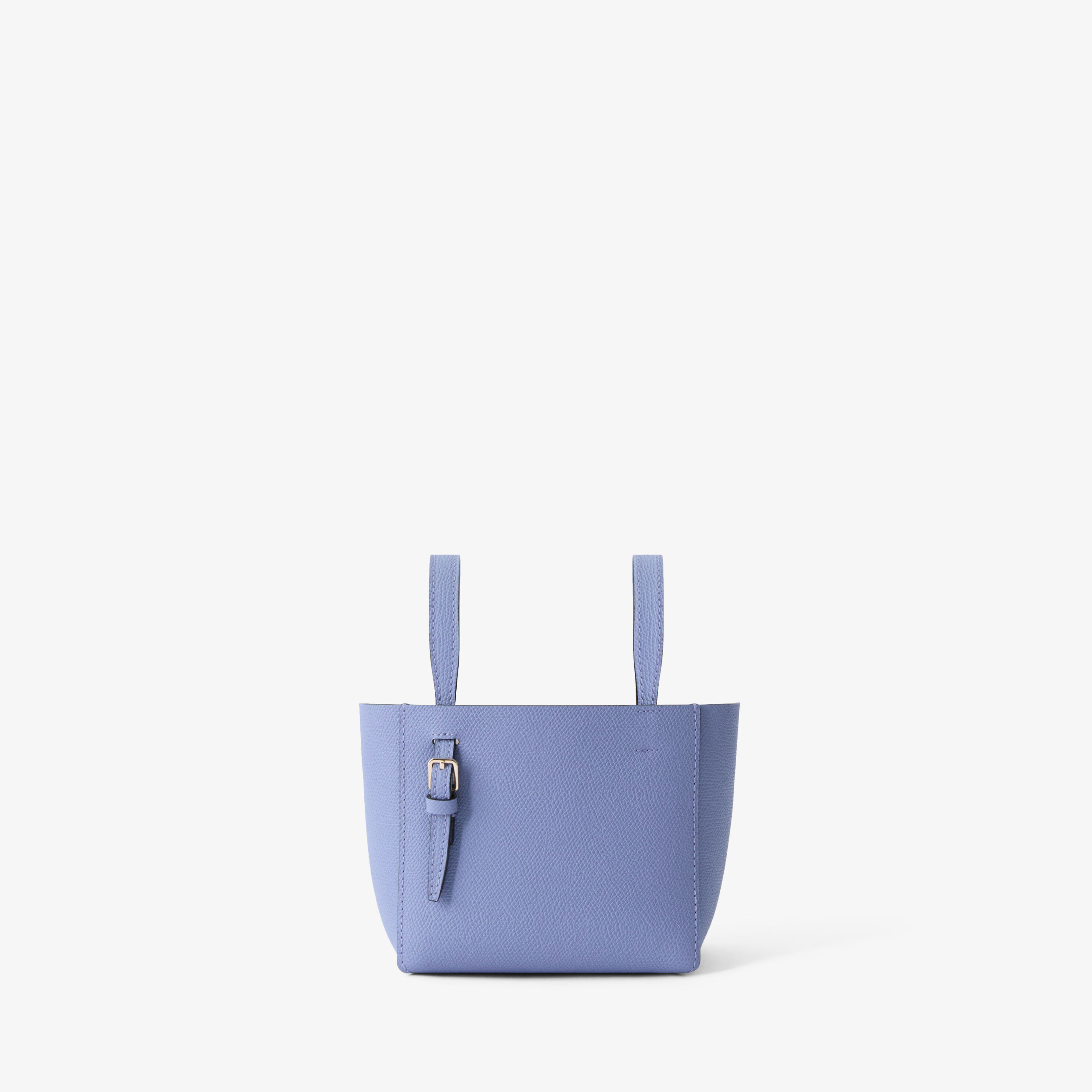 Women's Light Blue Luxury Leather Bucket Nano Bag | Valextra Soft