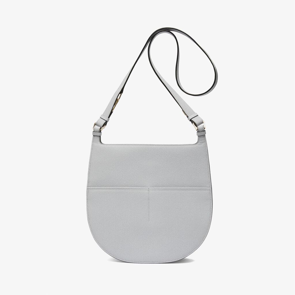 Borsa Hobo Weekend Media - Grigio Sasso - Vitello VS - Valextra - 6