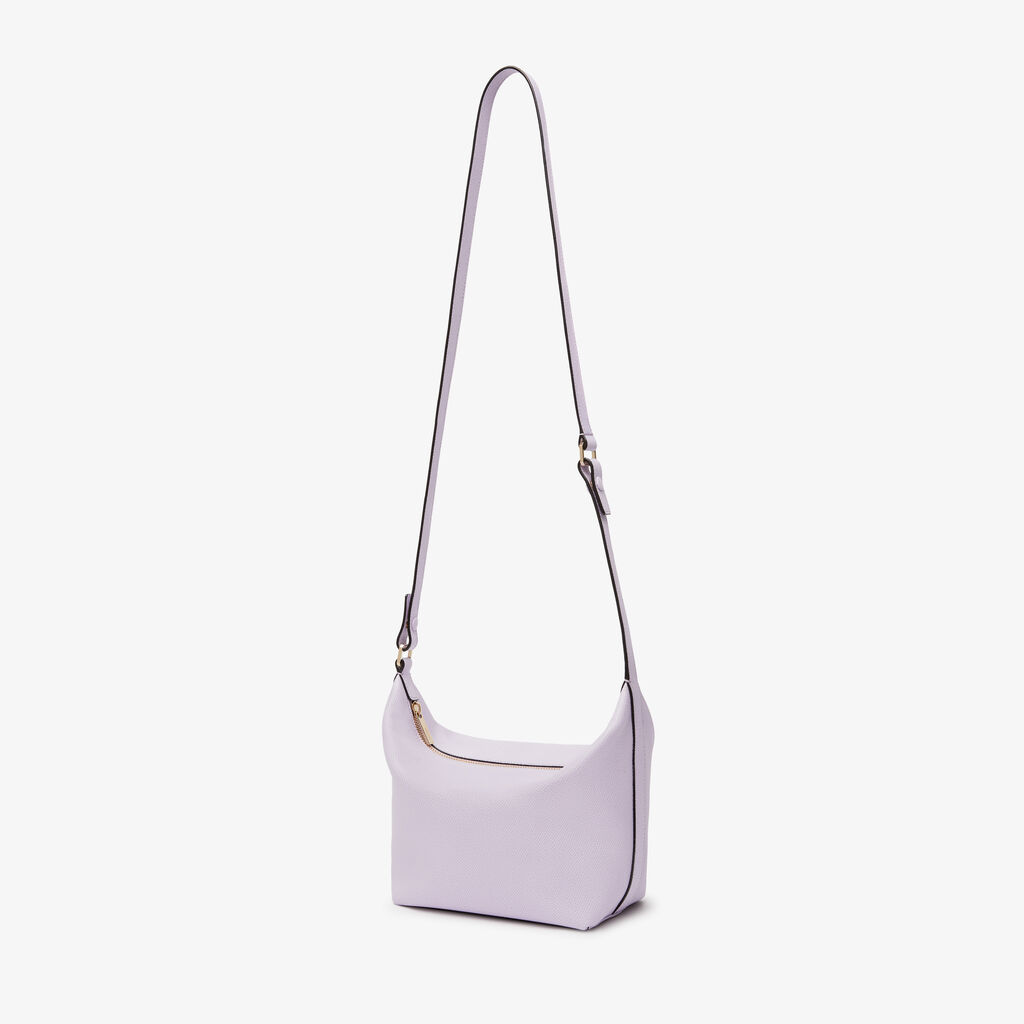 Mochi Top Handle Mini Bag - Wisteria Pink - Vitello Millepunte Soft - Valextra - 4