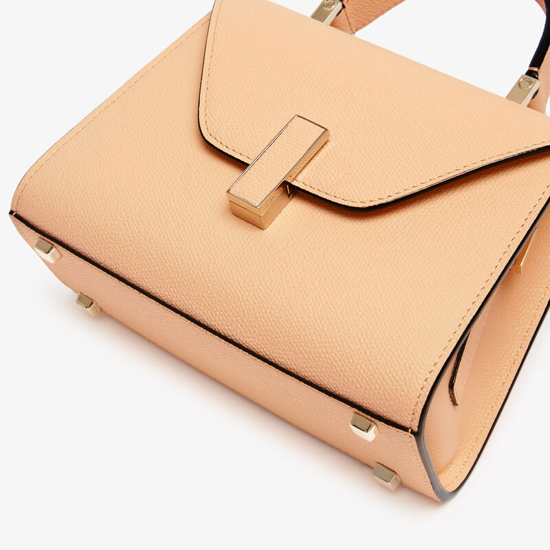 Iside crossbody micro bag - Sunset Orange - Millepunte calf leather - Valextra - 5