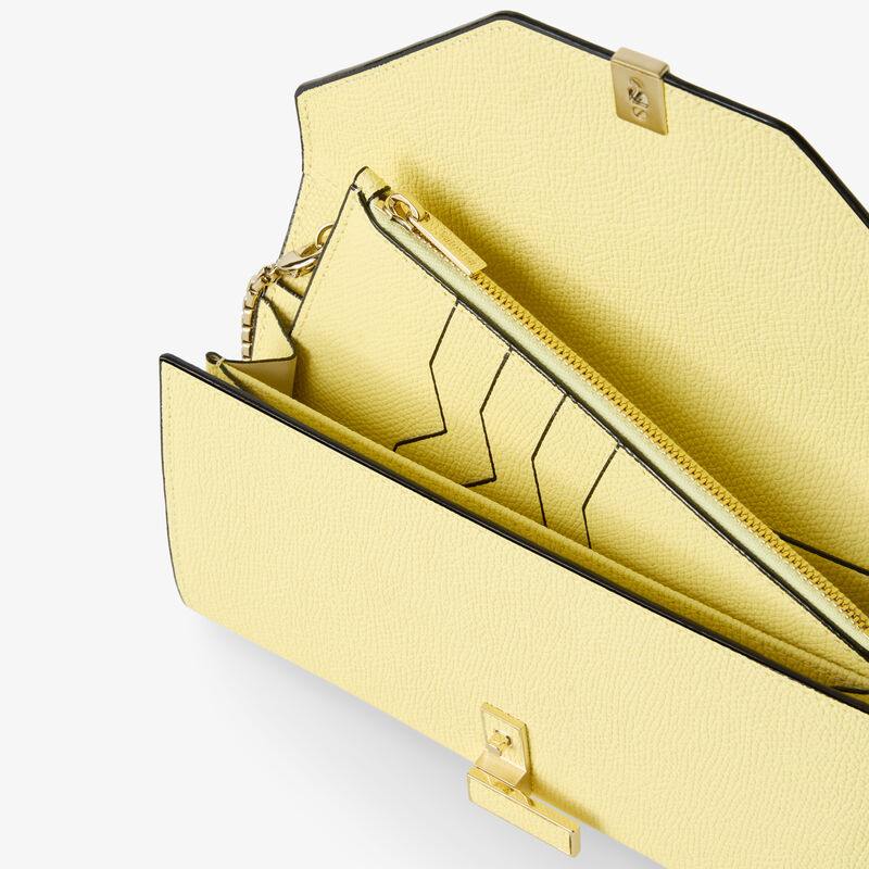 Iside Continental Purse with Chain -  - Millepunte calf leather - Valextra - 2