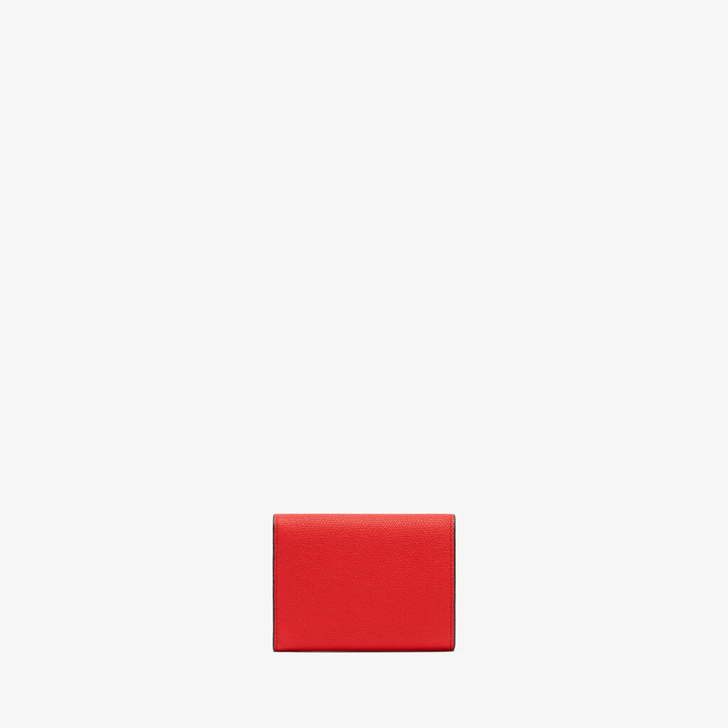 Pocket Purse 6CC - Crimson Red - Vitello VS - Valextra - 4