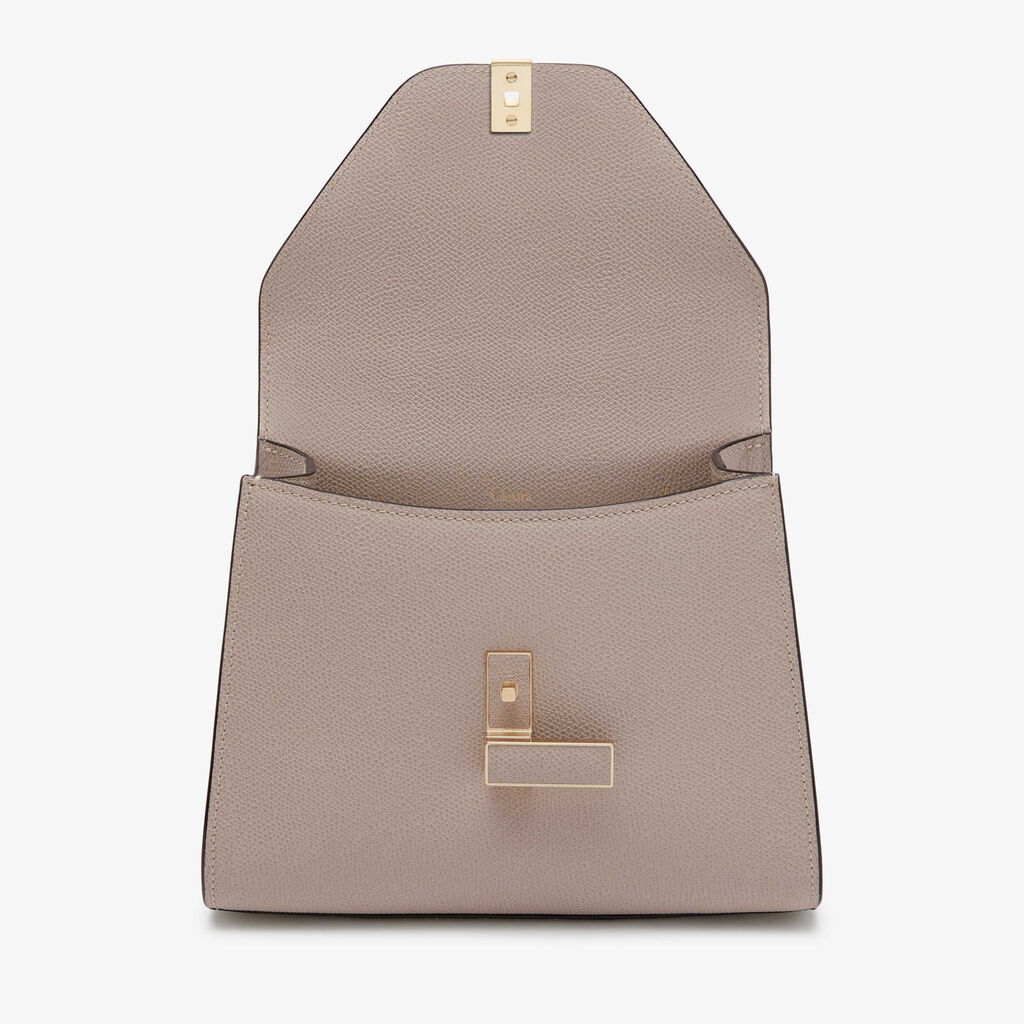 Borsa a Mano Iside Mini - Rosa Nude - Vitello VS - Valextra - 7