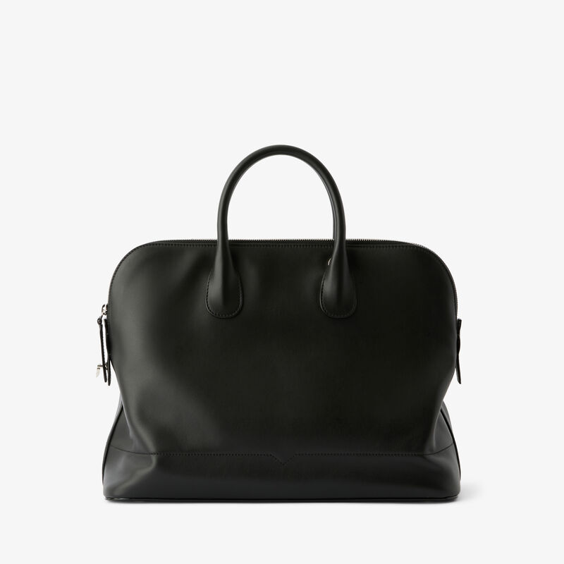 MyLogo Sublime Bowling Medium Bag - Black - Sublime smooth leather - Valextra - 7