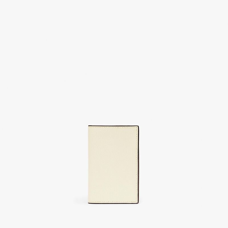 Card Case Onda - Pergamena White - Millepunte calf leather - Valextra - 1