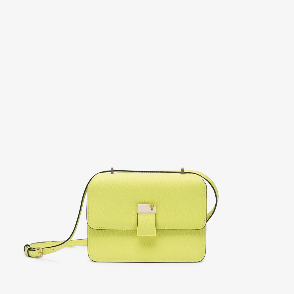 Nolo Crossbody Mini BAG - Citrine Yellow - Vitello VS - Valextra - 1