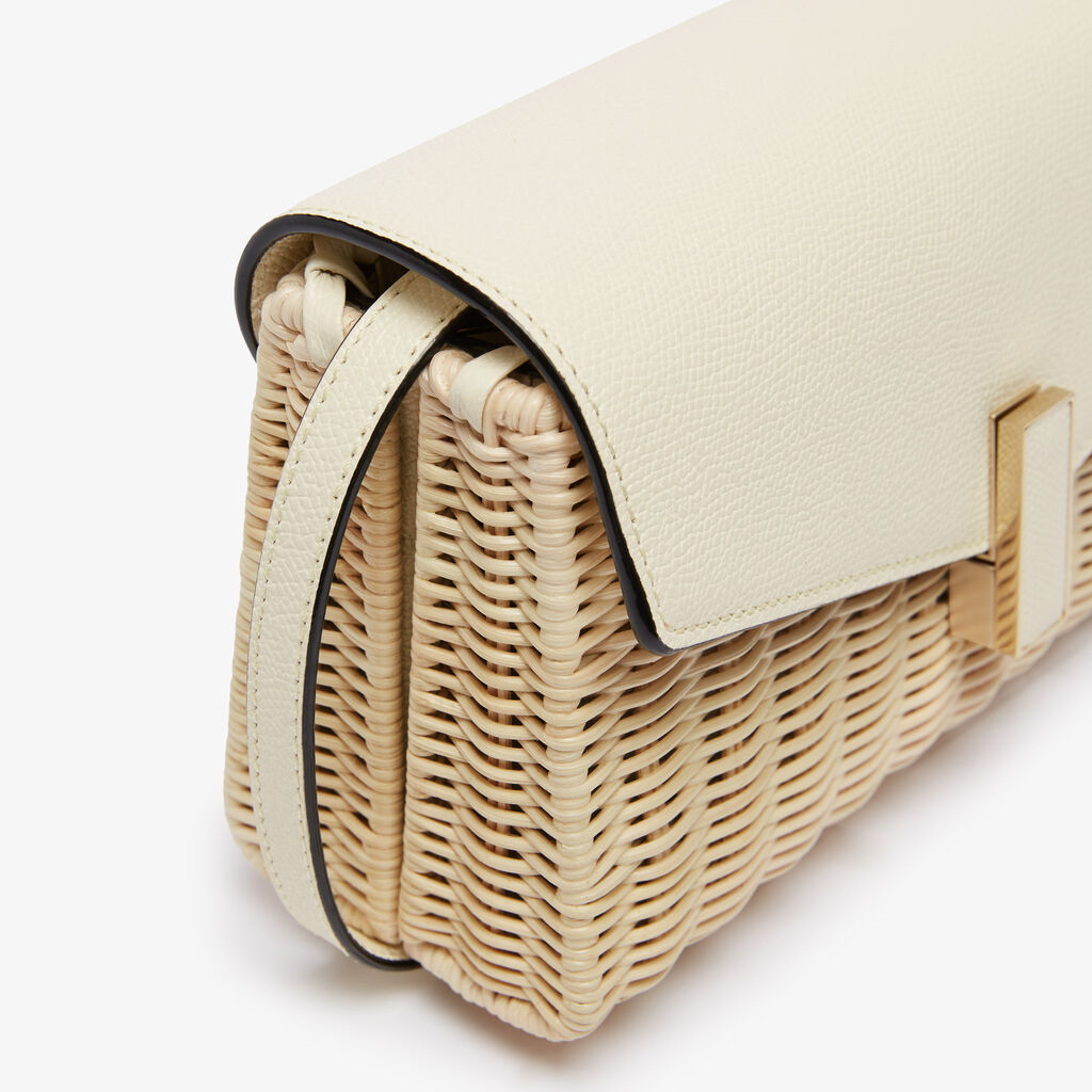 Iside Wicker Clutch - - Midollino/Vitello VS - Valextra - 4