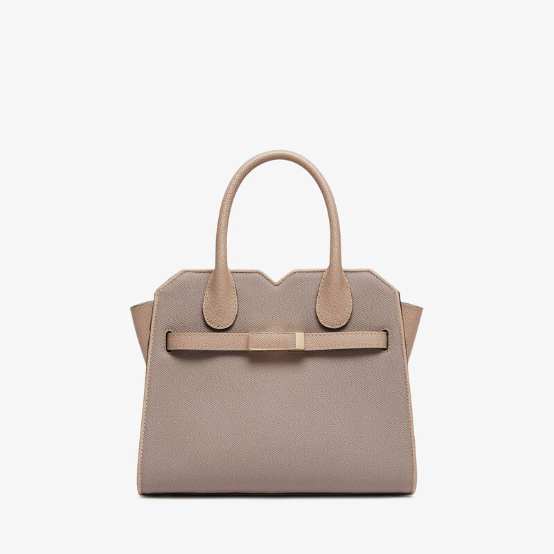 Milano Chiaroscuro Two Handles Mini Bag -  - Millepunte Soft calf leather - Valextra - 1