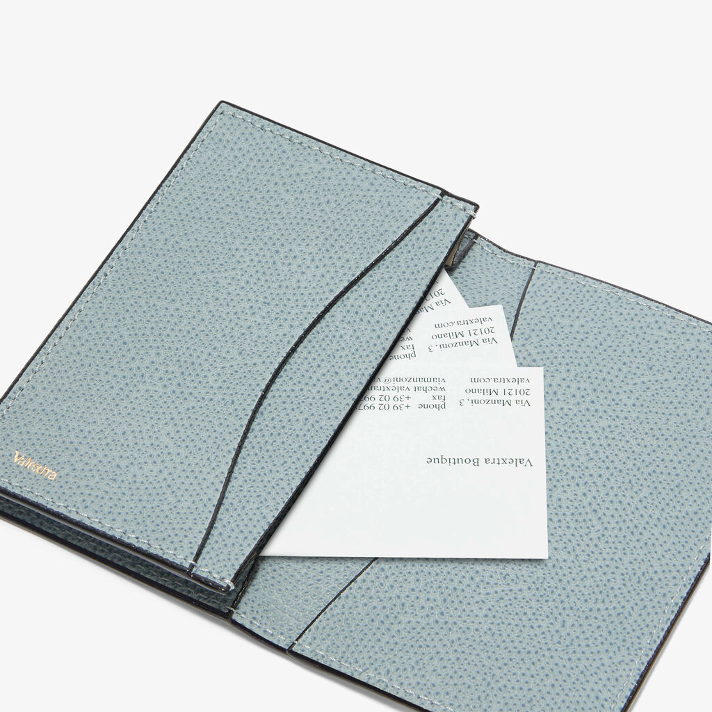 Lily Card Case Onda -  - Vitello VS-Intarsio+Ricamo Giglio - Valextra - 3