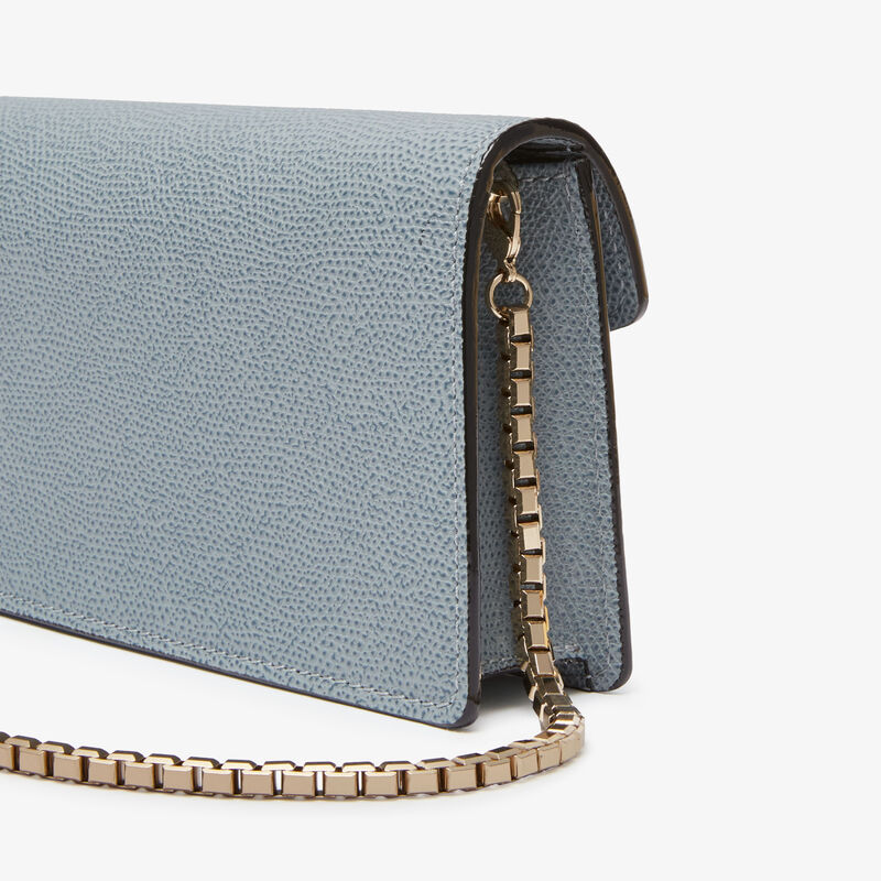 Iside clutch bag - Niagara Blue - Millepunte calf leather - Valextra - 5