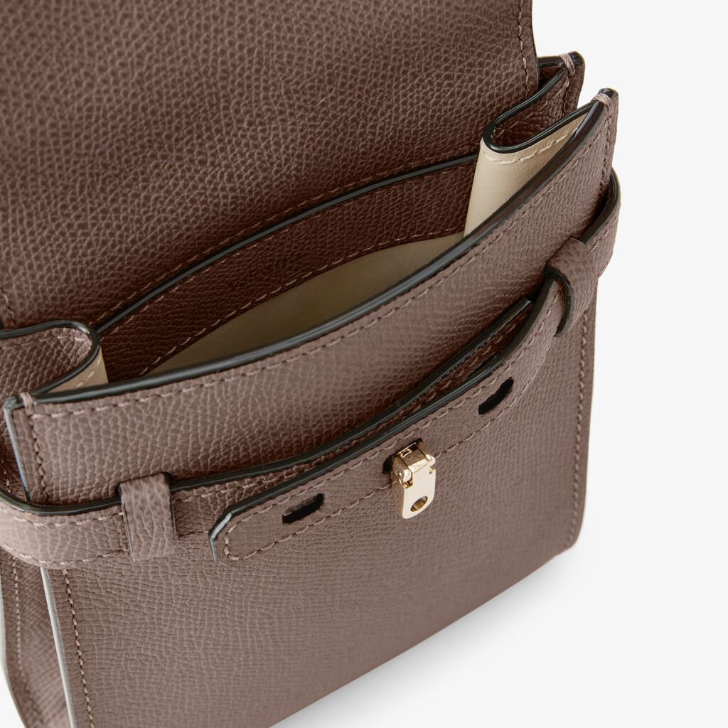 Borsa a Tracolla Brera B-Tracollina Slim Micro -  - Pelle di vitello Millepunte - Valextra - 3
