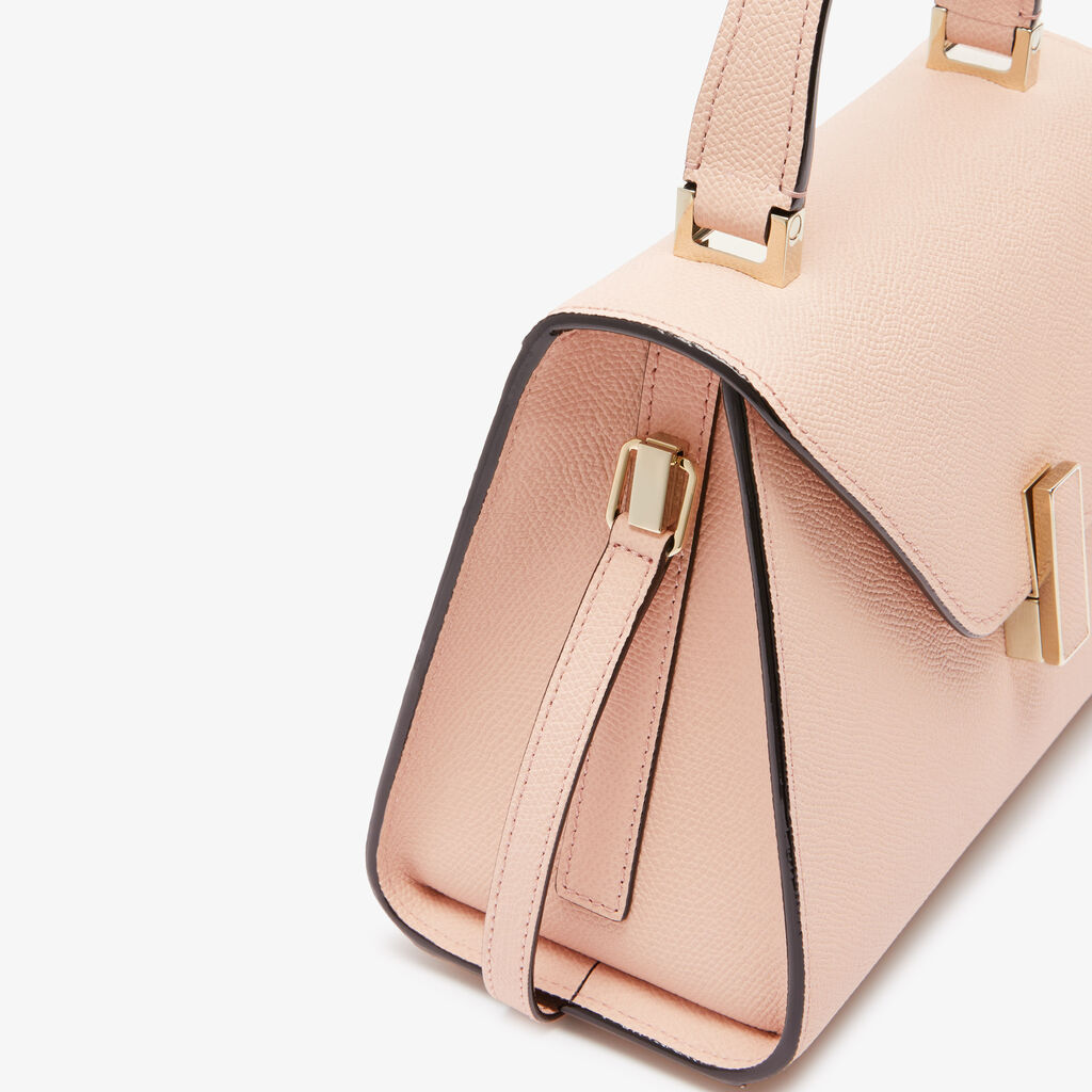 Iside Top Handle Mini Bag - Bonne Mine Pink - Vitello VS - Valextra - 3