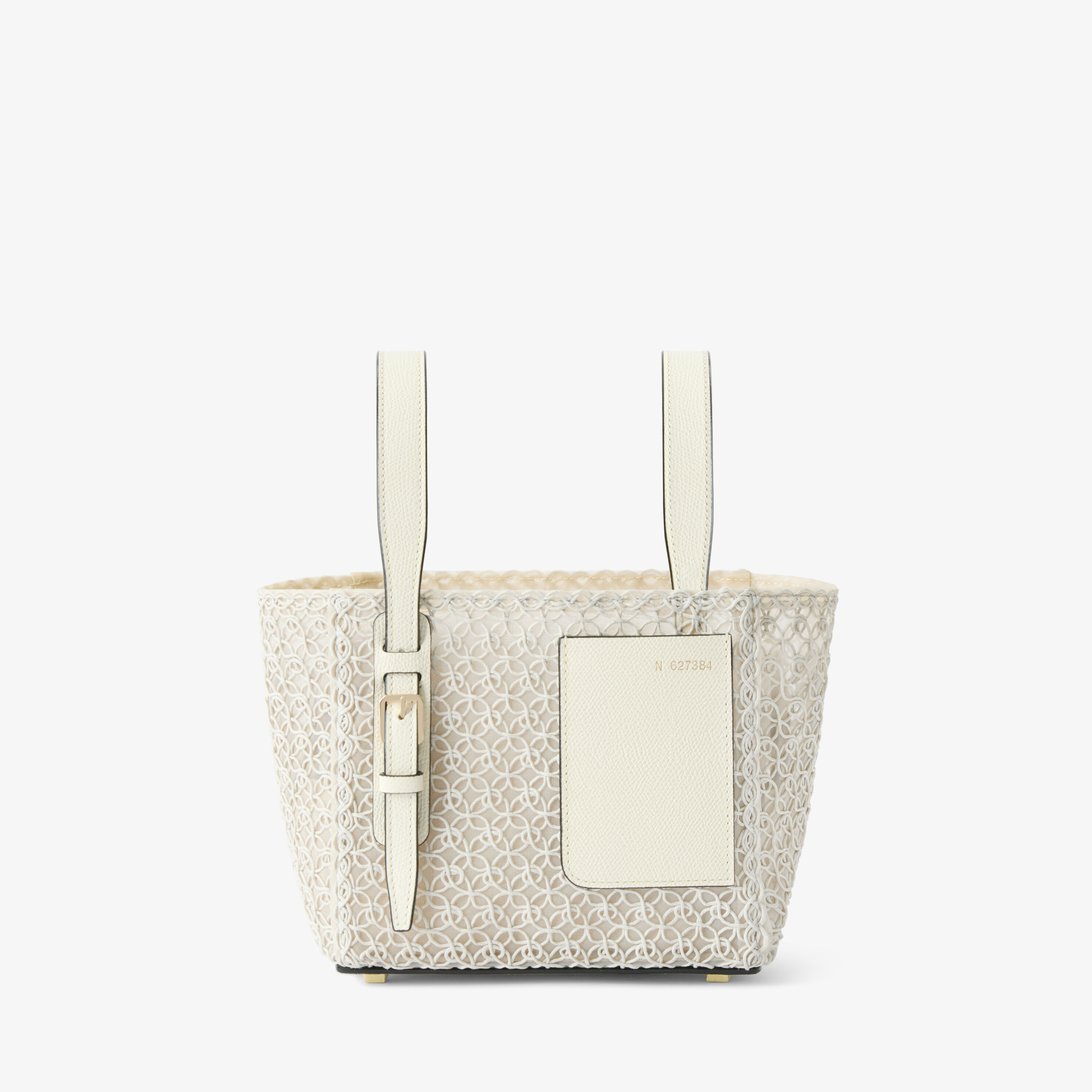 Women's White Luxury Leather Bucket Micro Bag | Valextra Soft