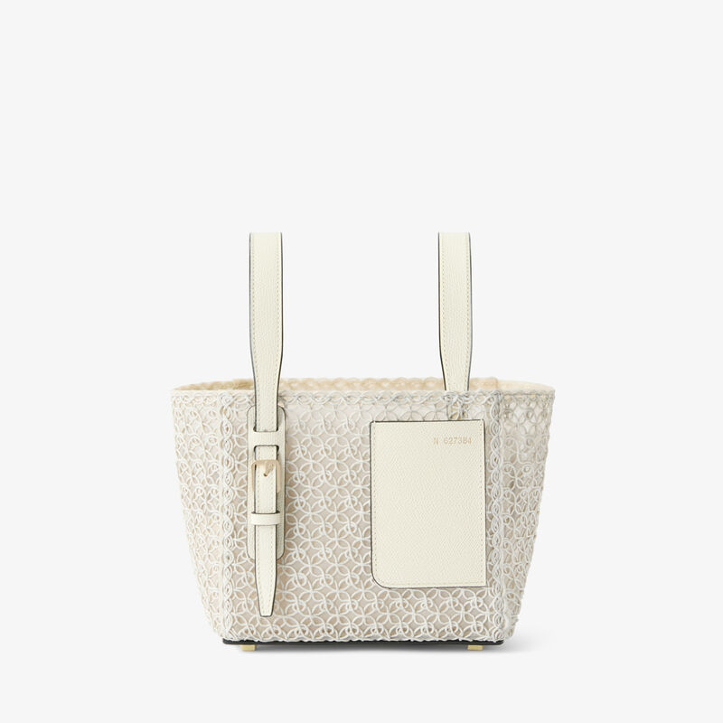 Soft Merletto Bucket Micro Bag -  - Tessuto ricamo Rete/Vitello VS - Valextra - 1