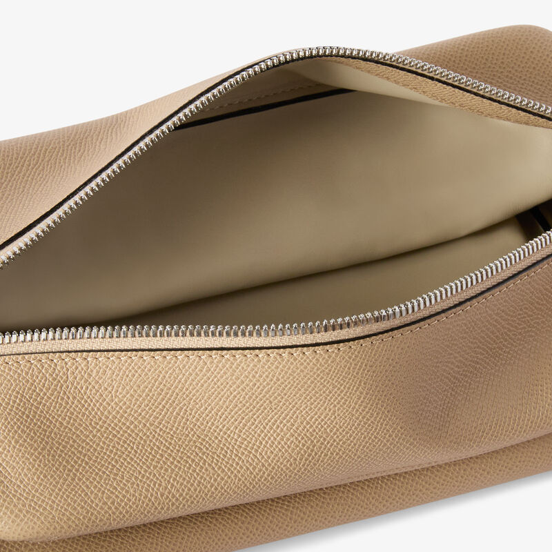 Origami Crossbody Medium Bag - Cashmere Beige - Millepunte Soft calf leather - Valextra - 3