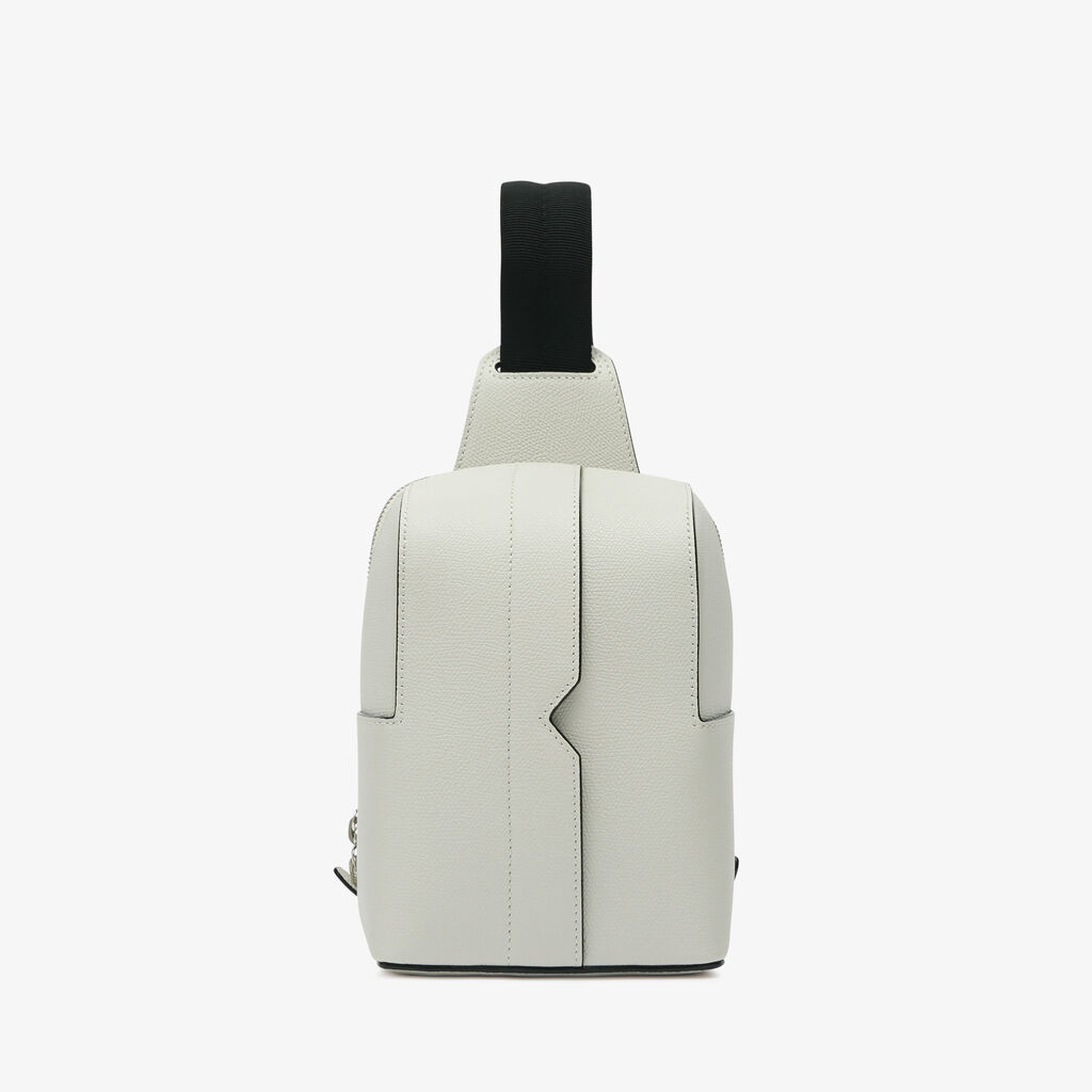 V-line One Shoulder Mini Backpack - Off White - Vitello VS - Valextra - 1