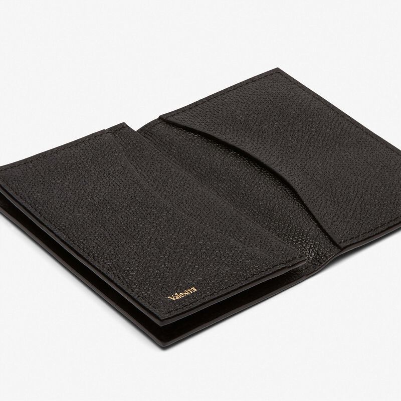 MARSHAL E533 - Porta Carte Di Credito In Pelle Di Anguilla Borgogna (3 X 5.5) - Portafoglio Elegante Uomo/Donna