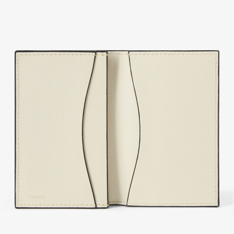 Card Case Onda - Pergamena White - Pavè calf leather - Valextra - 5