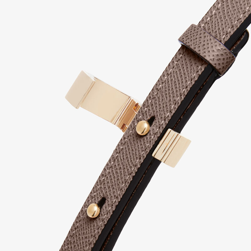 Vivi Hobo Mini Bag - Sahara Brown - Millepunte Soft calf leather - Valextra - 5