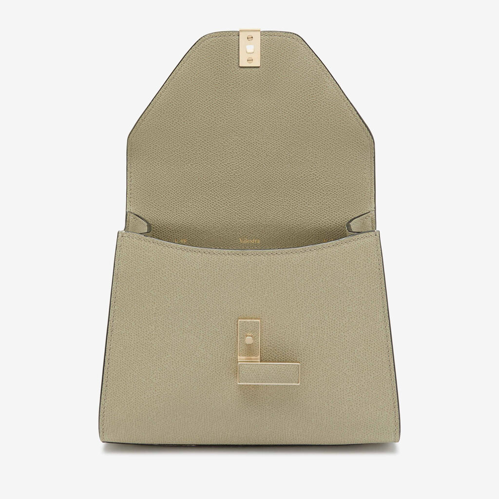 Iside Top handle mini bag - Tundra Green - Vitello VS - Valextra - 7