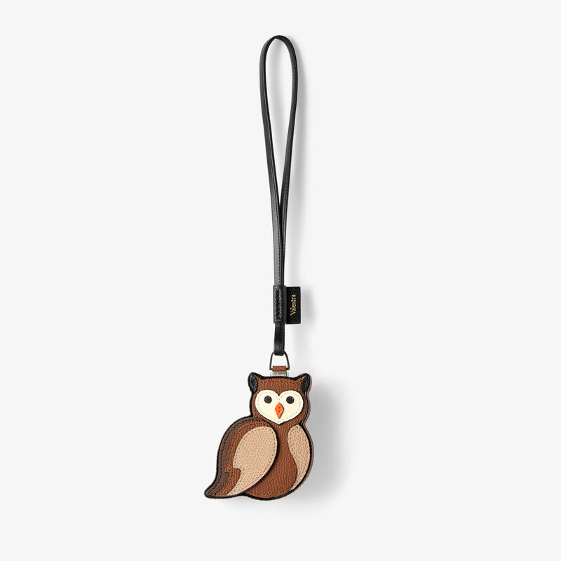 Owl Charm -  - Millepunte calf leather - Valextra - 1