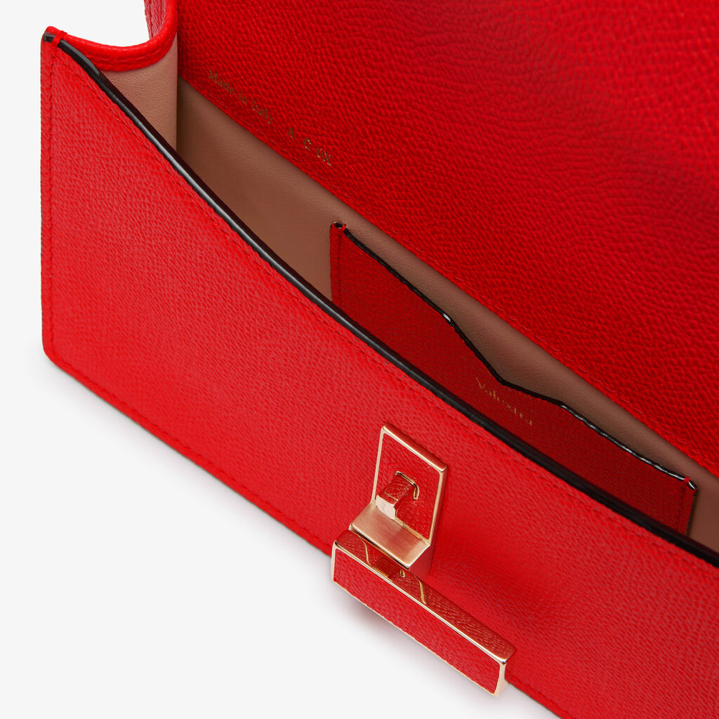 Iside Clutch - Crimson Red - Vitello VS - Valextra - 3