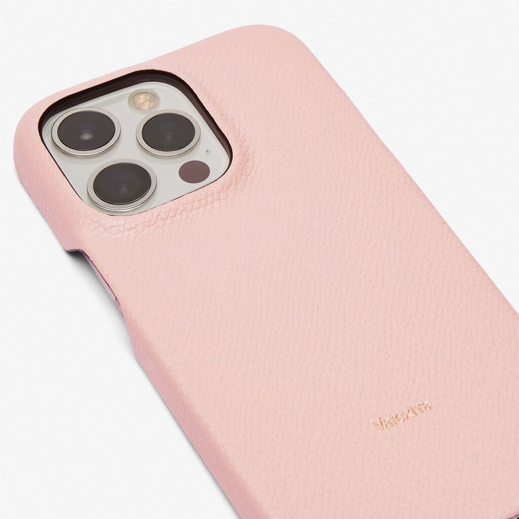 Iphone 13 Pro Cover - Peony Pink - Vitello VS - Valextra - 2