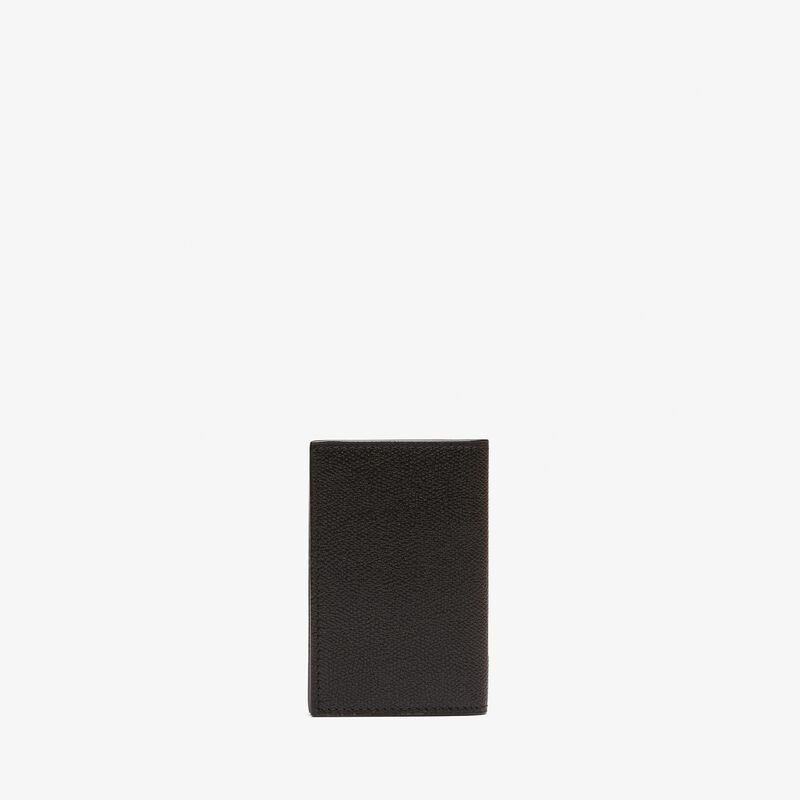 Card Case Onda - Black - Millepunte calf leather - Valextra - 4