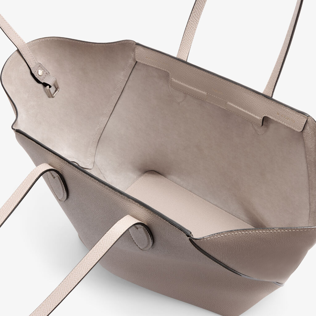 Vivi Shopping Medium Bag -  - Vitello Millepunte Soft - Valextra - 4