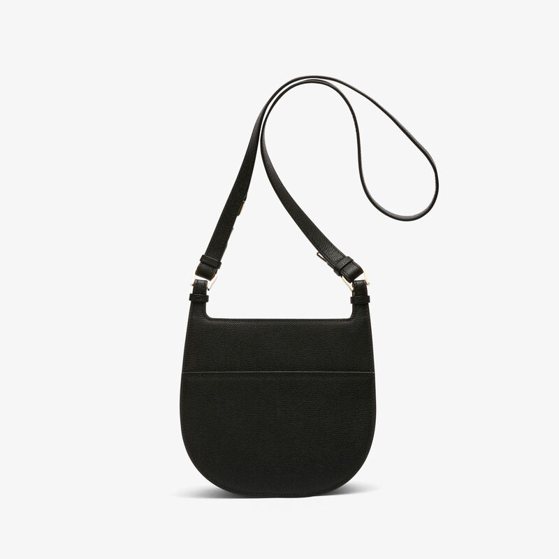 Hobo Weekend Mini Bag - Black - Millepunte calf leather - Valextra - 6