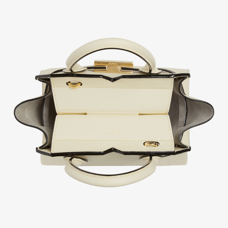 Milano Crossbody Micro Bag - Pergamena White - Millepunte Soft calf leather - Valextra - 9
