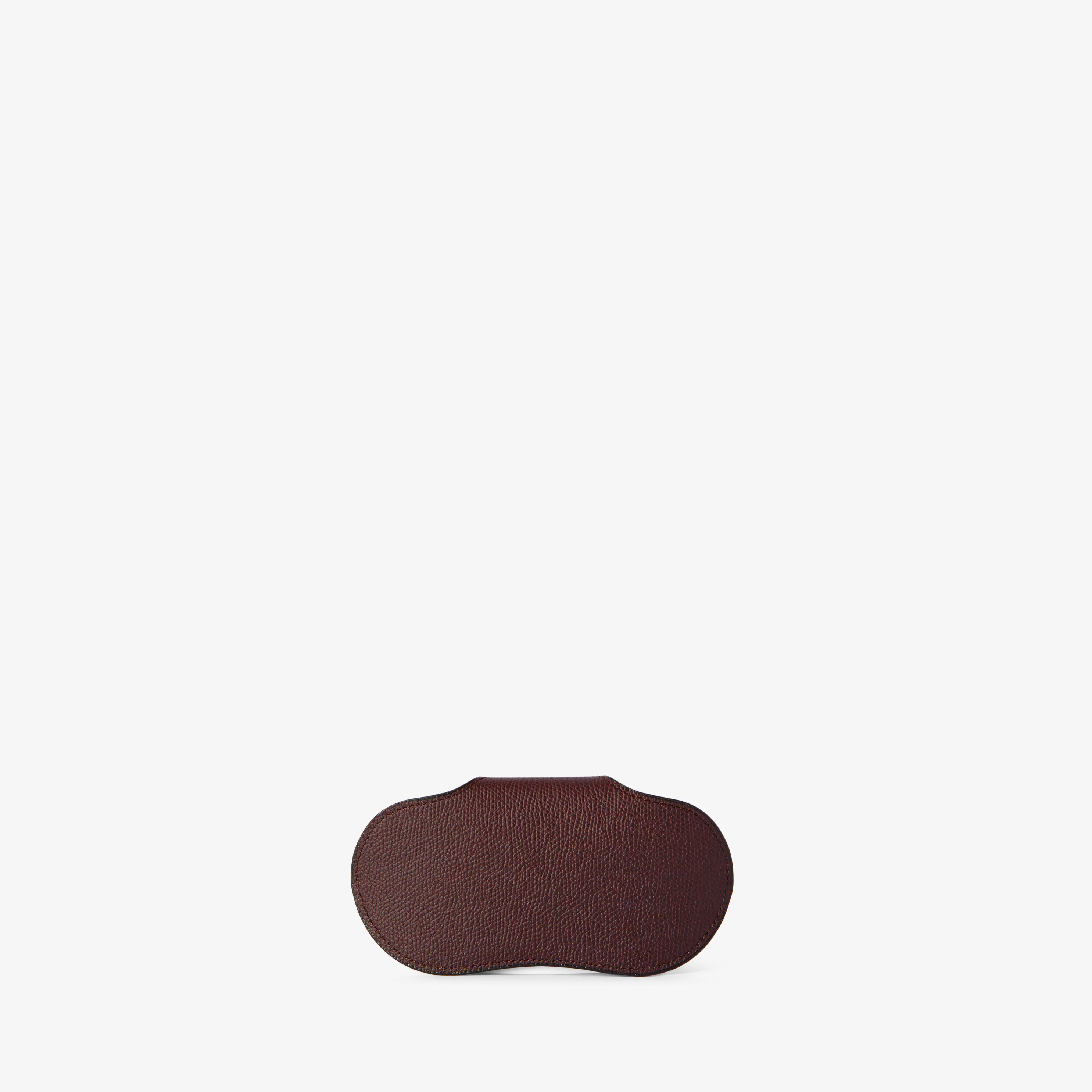 Brown Grained Leather Luxury Glasses Case | Valextra