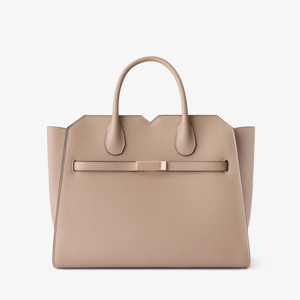 Milano Two Handles Medium Bag - - Vitello Millepunte Soft - Valextra - 1