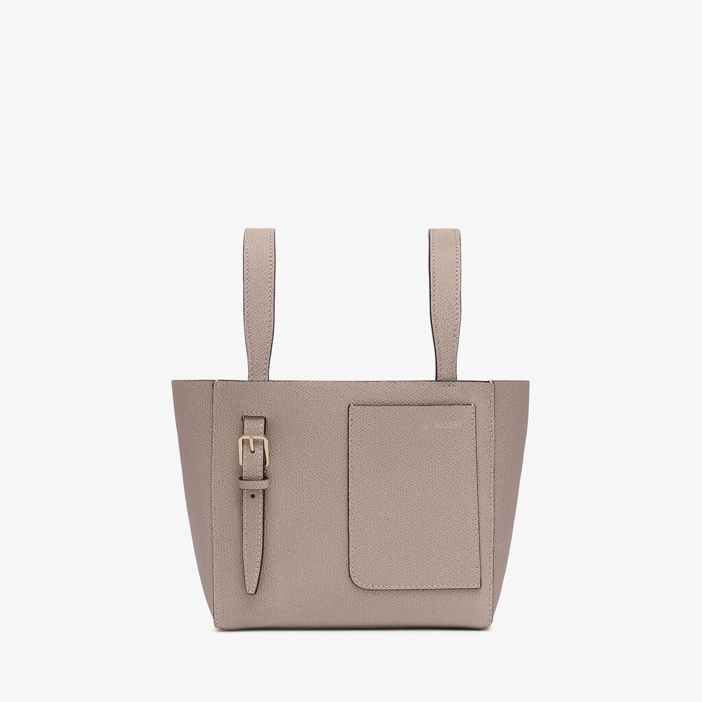 Valextra Borsa a secchiello da Donna in Pelle Rosa Nude | Valextra Soft