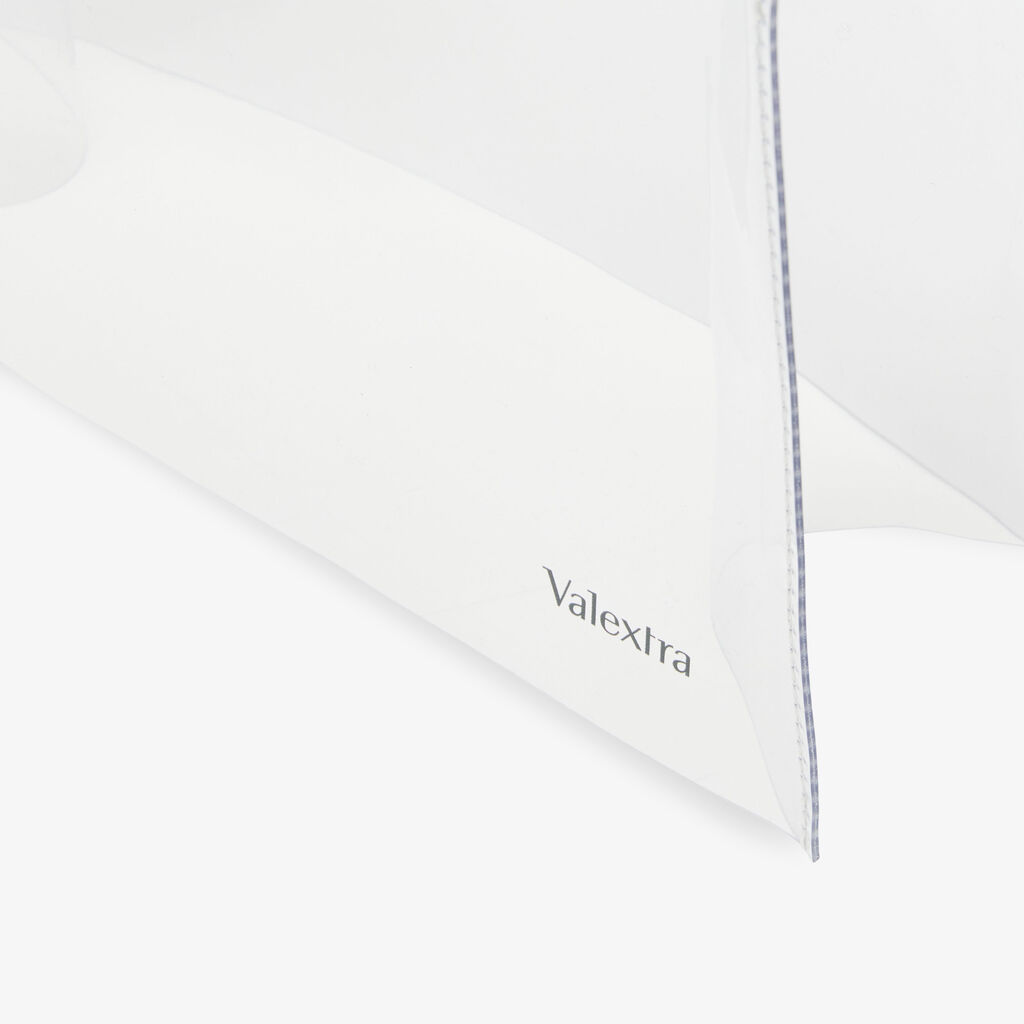 Raincoat Iside Micro - Sheer - Ecoline Sheer con stampa logo laterale - Valextra - 4