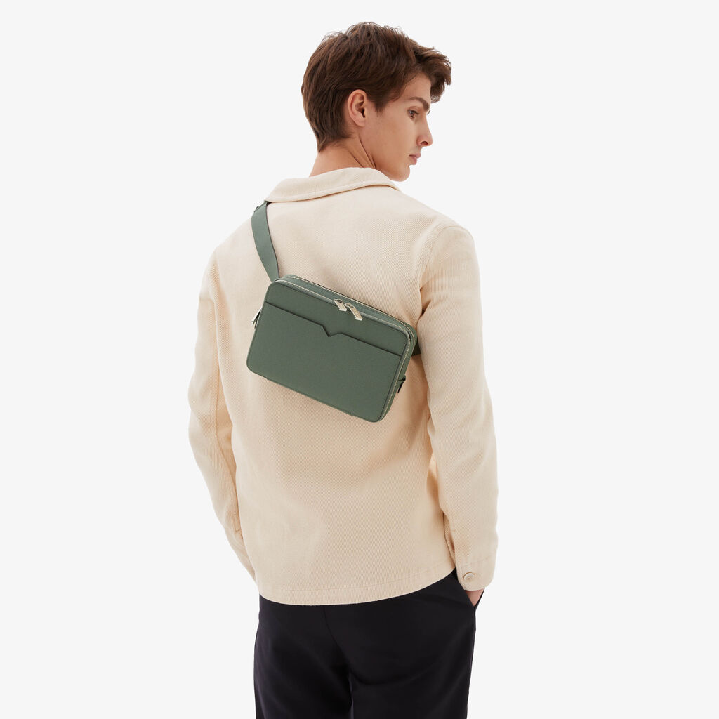 Bum Bag V-line - Verde Muschio - Vitello VS - Valextra - 2