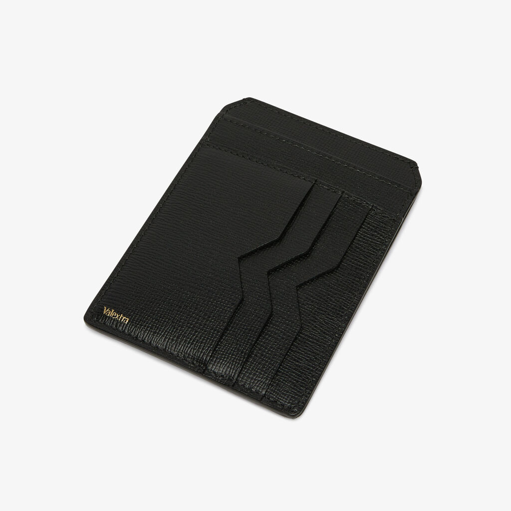 Card Case and Document Holder - Black - Cuoio VL - Valextra - 2