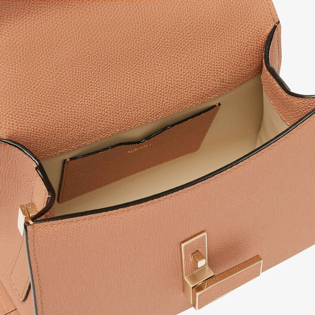 Iside Crossbody Micro Bag - Terra Brown - Vitello VS - Valextra - 3