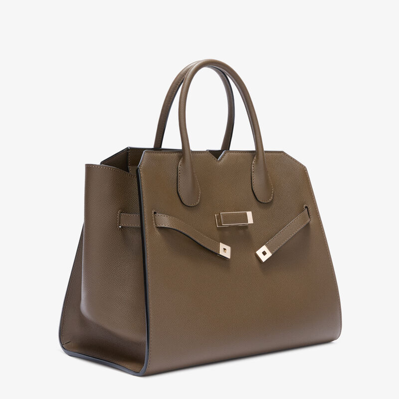 Milano Two Handles Medium Bag -  - Millepunte Soft calf leather - Valextra - 4