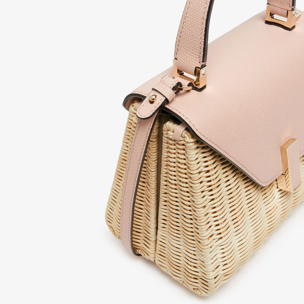 Iside Wicker Top Handle Mini Bag - - Midollino/Vitello VS - Valextra - 4