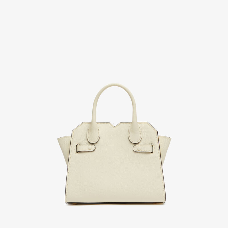 Milano Crossbody Micro Bag - Pergamena White - Millepunte Soft calf leather - Valextra - 8