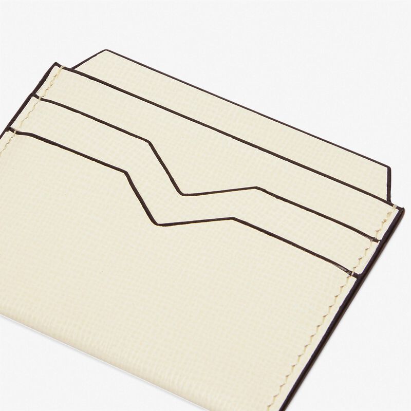4CC Card Case - Pergamena White - Pavè calf leather - Valextra - 2